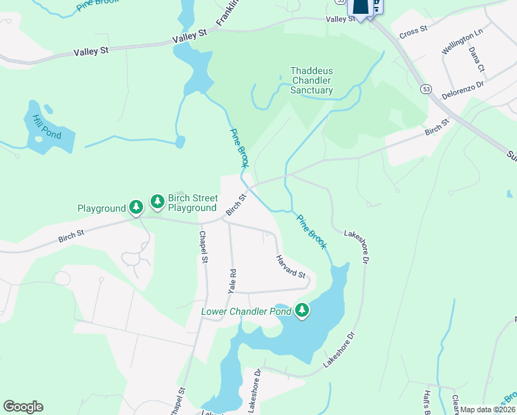 map of restaurants, bars, coffee shops, grocery stores, and more near 18 Harvard Street in Pembroke