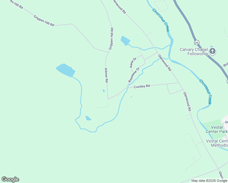 map of restaurants, bars, coffee shops, grocery stores, and more near 440 Costley Rd in Broome
