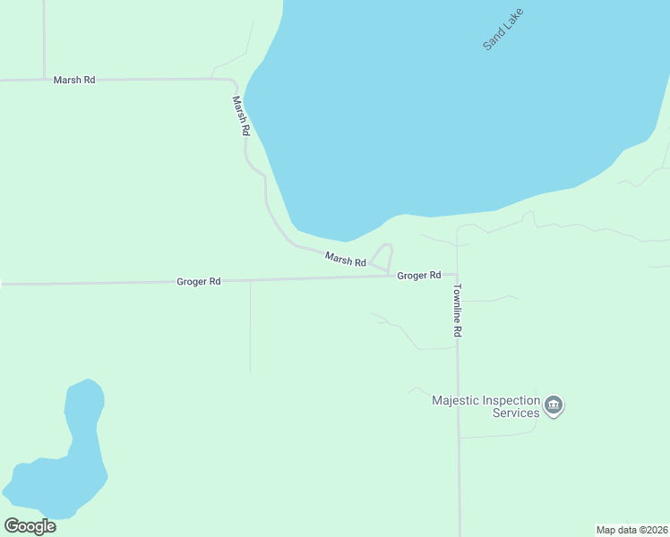 map of restaurants, bars, coffee shops, grocery stores, and more near 7566 Groger Road in Onsted