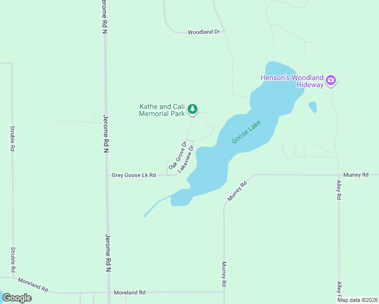 map of restaurants, bars, coffee shops, grocery stores, and more near 9720 Lakeview Drive in Jerome