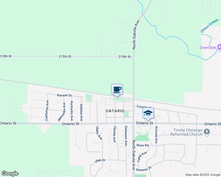 map of restaurants, bars, coffee shops, grocery stores, and more near 4651 Martin Street in Ames