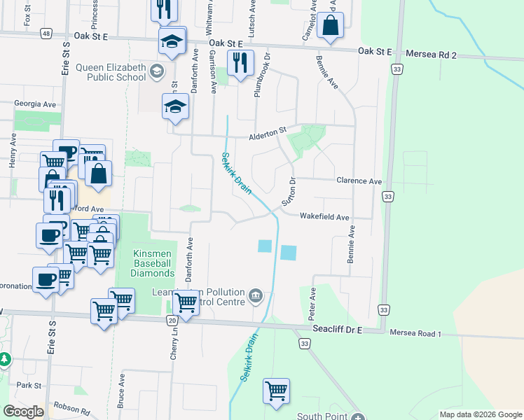 map of restaurants, bars, coffee shops, grocery stores, and more near 74 Rudgate Lane South in Essex County
