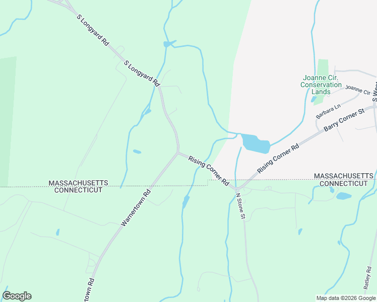 map of restaurants, bars, coffee shops, grocery stores, and more near 5 Rising Corner Road in Southwick