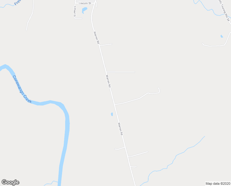 map of restaurants, bars, coffee shops, grocery stores, and more near 886 Warren Road in Frewsburg