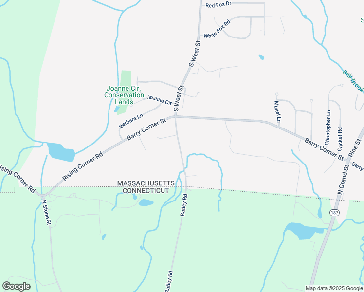 map of restaurants, bars, coffee shops, grocery stores, and more near 796 South West Street in Agawam