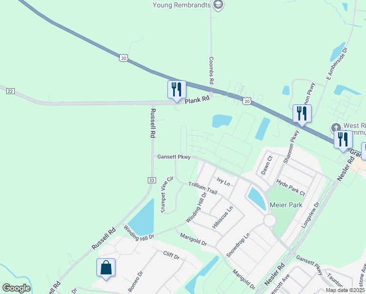 map of restaurants, bars, coffee shops, grocery stores, and more near 200 Goldenrod Drive in Elgin