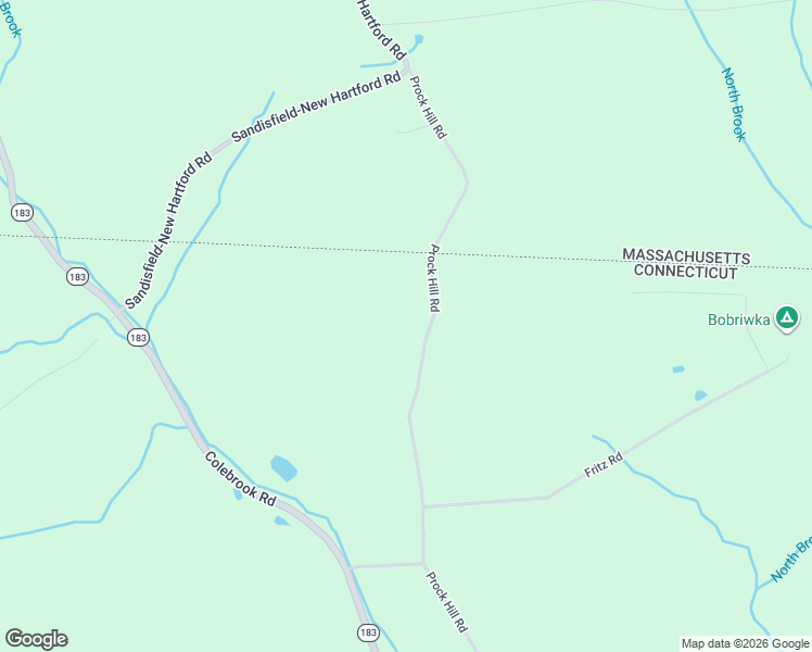 map of restaurants, bars, coffee shops, grocery stores, and more near 143 Prock Hill Road in Colebrook