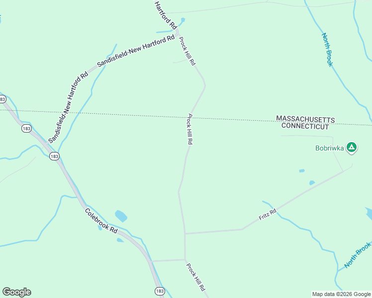 map of restaurants, bars, coffee shops, grocery stores, and more near 143 Prock Hill Road in Colebrook