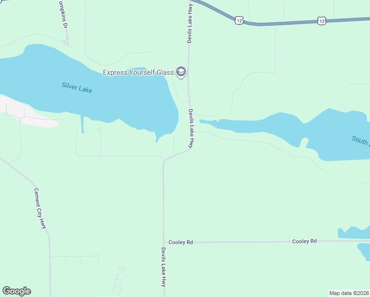 map of restaurants, bars, coffee shops, grocery stores, and more near 10926 Devils Lake Highway in Addison