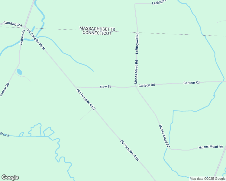 map of restaurants, bars, coffee shops, grocery stores, and more near 37 New Street in Canaan