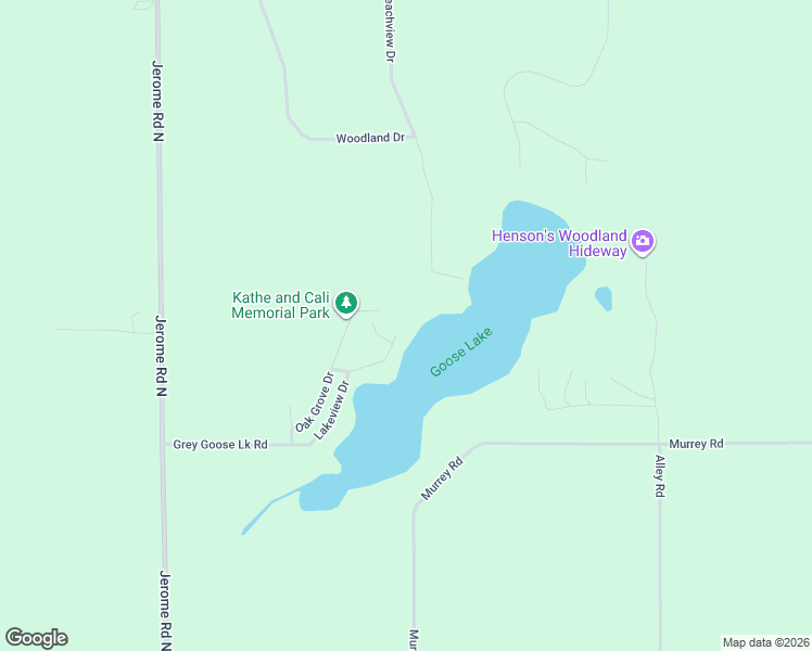 map of restaurants, bars, coffee shops, grocery stores, and more near 9720 Lakeview Drive in Jerome