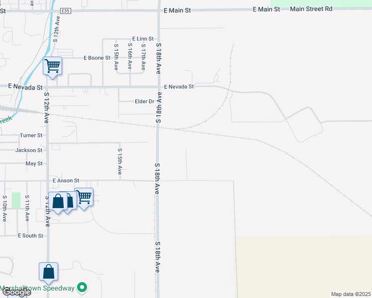 map of restaurants, bars, coffee shops, grocery stores, and more near South 19th Avenue in Marshalltown