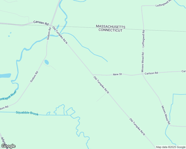 map of restaurants, bars, coffee shops, grocery stores, and more near 182 New Street in Canaan
