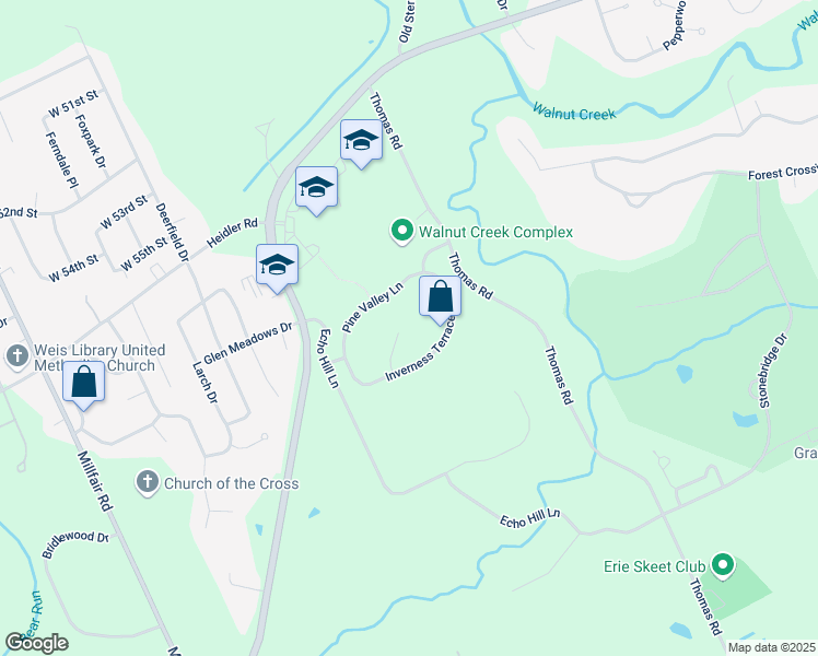 map of restaurants, bars, coffee shops, grocery stores, and more near 6145 Scioto Ct in Fairview