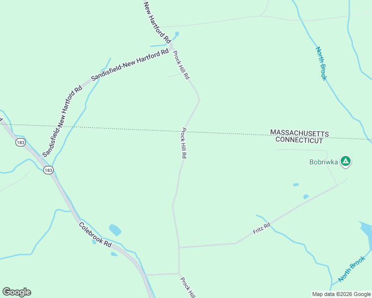 map of restaurants, bars, coffee shops, grocery stores, and more near 152 Prock Hill Road in Colebrook