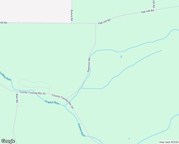 map of restaurants, bars, coffee shops, grocery stores, and more near 960 Peterson Road in Frewsburg