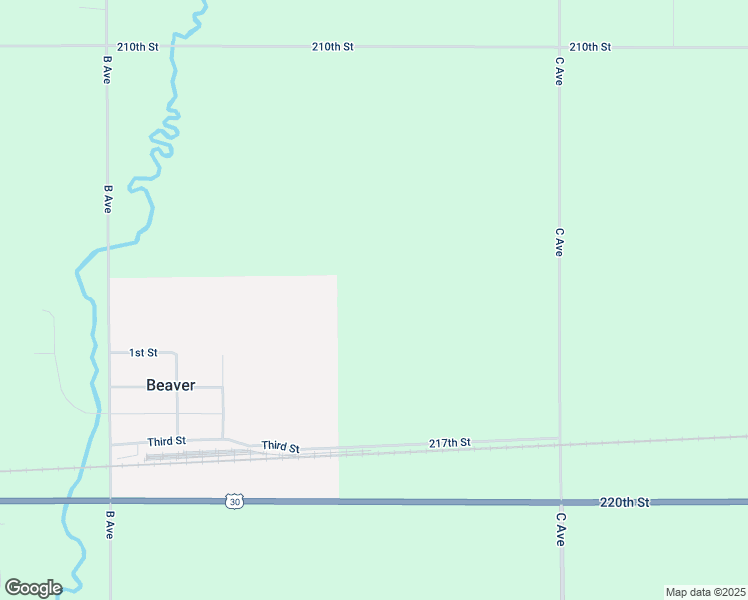 map of restaurants, bars, coffee shops, grocery stores, and more near in Beaver