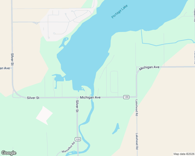 map of restaurants, bars, coffee shops, grocery stores, and more near 22696 Michigan Avenue in Three Rivers