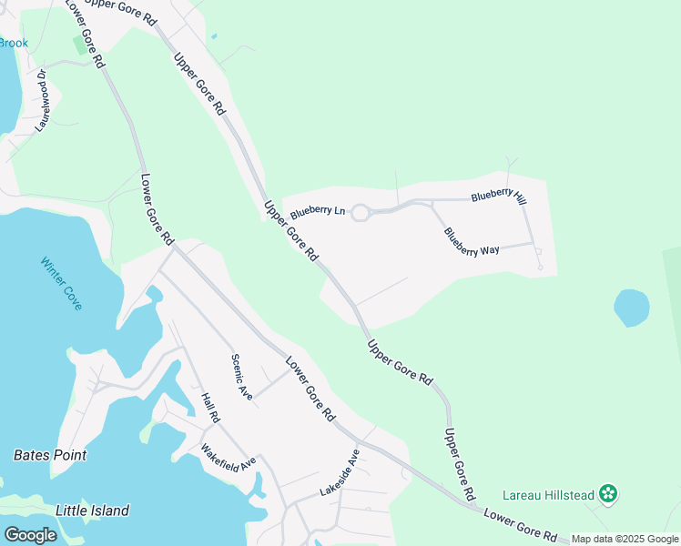 map of restaurants, bars, coffee shops, grocery stores, and more near 113 Upper Gore Road in Webster