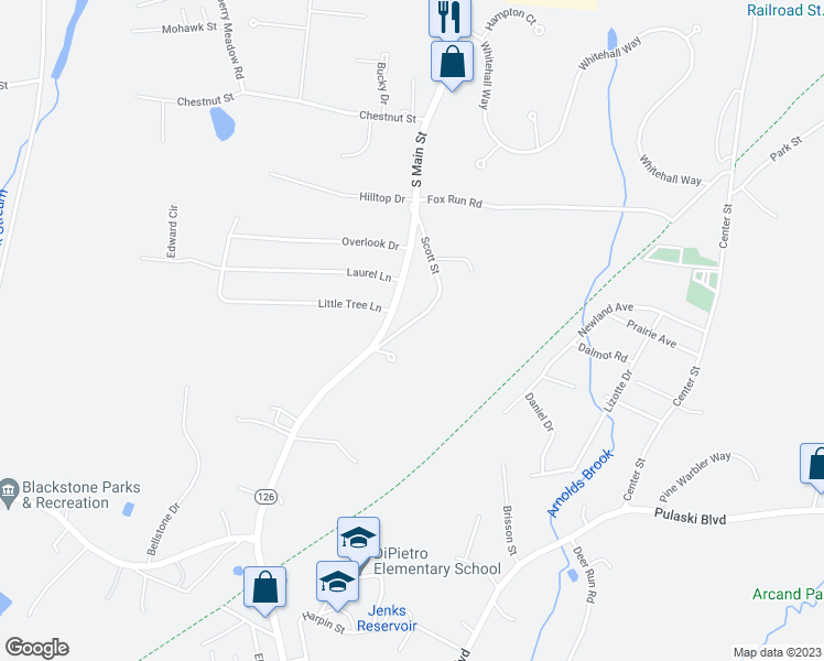 map of restaurants, bars, coffee shops, grocery stores, and more near 11 Scott Street in Bellingham