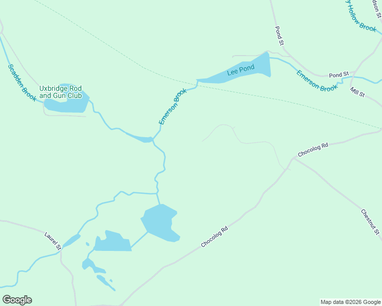 map of restaurants, bars, coffee shops, grocery stores, and more near 139 Turner Farm Road in Uxbridge