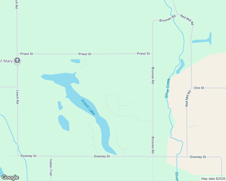 map of restaurants, bars, coffee shops, grocery stores, and more near 52115 Morel Circle in Dowagiac