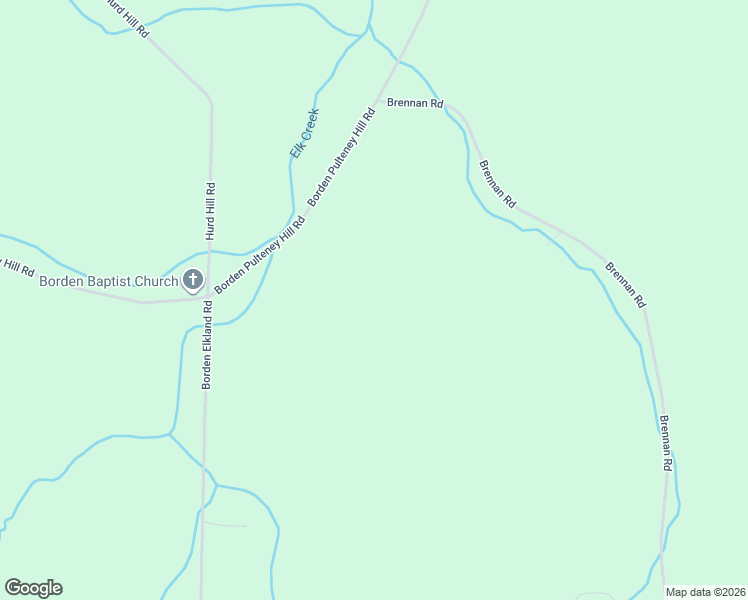 map of restaurants, bars, coffee shops, grocery stores, and more near Borden Pulteney Hill Road in Addison