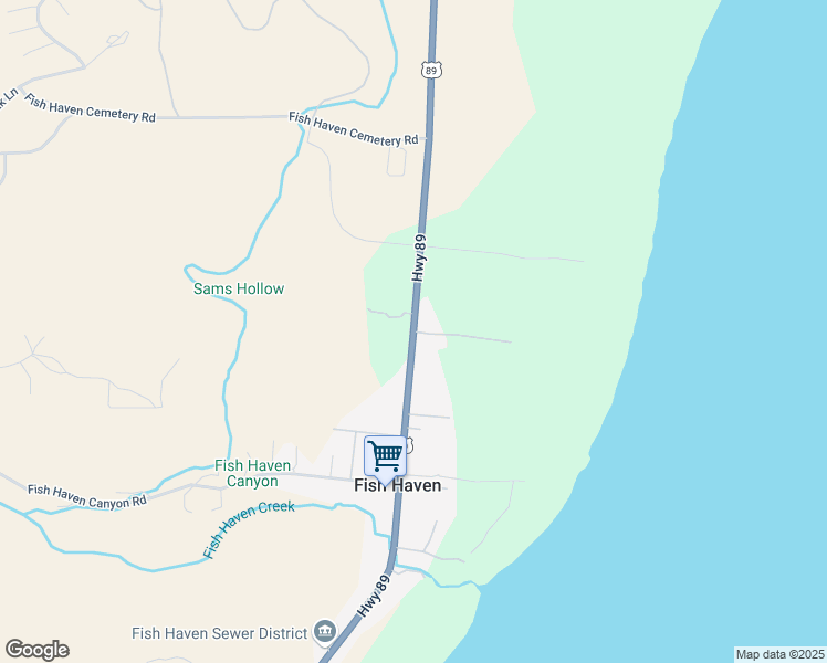 map of restaurants, bars, coffee shops, grocery stores, and more near 2788 U.S. 89 in Fish Haven
