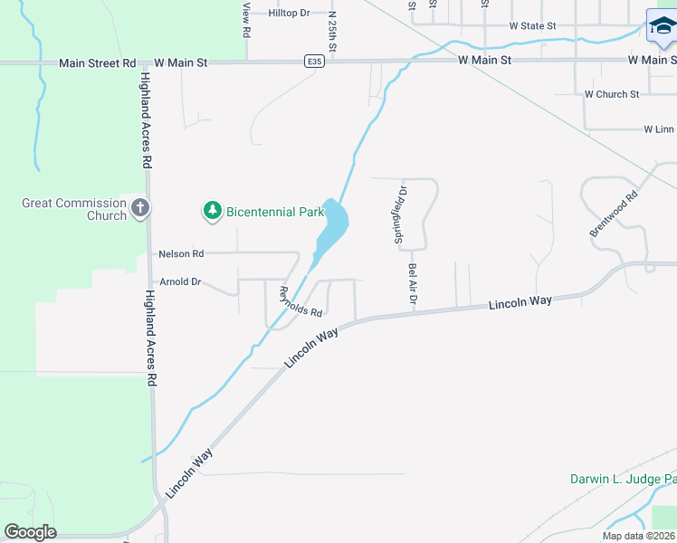 map of restaurants, bars, coffee shops, grocery stores, and more near 2501-2571 Reyclif Drive in Marshalltown