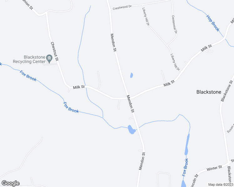map of restaurants, bars, coffee shops, grocery stores, and more near 79 Milk Street in Blackstone