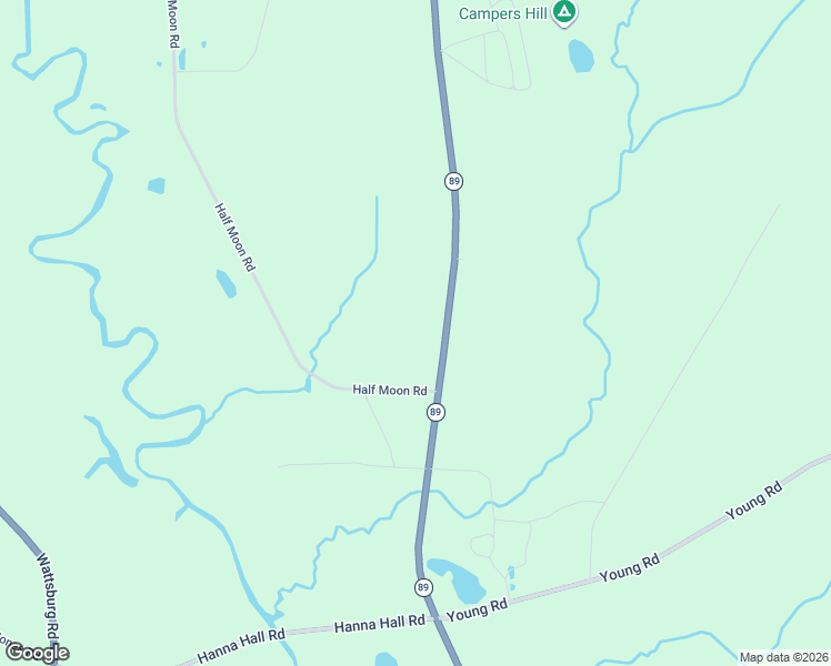 map of restaurants, bars, coffee shops, grocery stores, and more near 12989 Half Moon Road in Wattsburg