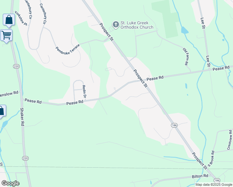 map of restaurants, bars, coffee shops, grocery stores, and more near 302 Pease Road in East Longmeadow