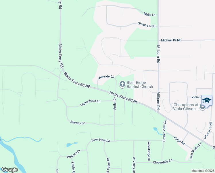 map of restaurants, bars, coffee shops, grocery stores, and more near 4600 Blairs Ferry Road in Cedar Rapids