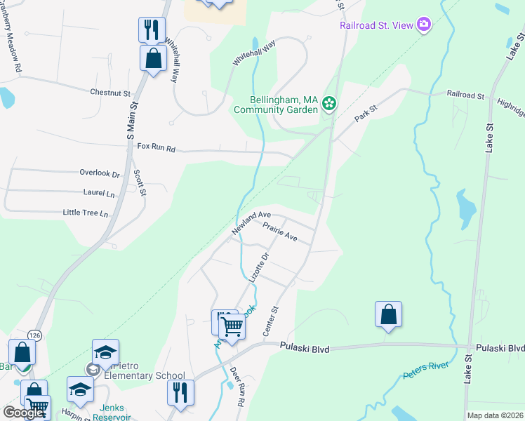 map of restaurants, bars, coffee shops, grocery stores, and more near 37 Newland Avenue in Bellingham