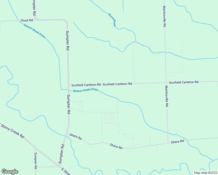 map of restaurants, bars, coffee shops, grocery stores, and more near 5555 Scofield Carleton Road in Carleton