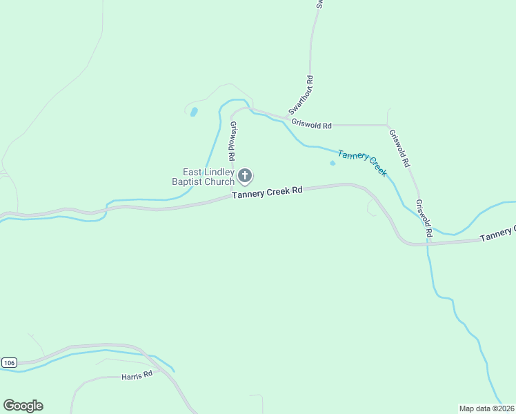 map of restaurants, bars, coffee shops, grocery stores, and more near 10060 Tannery Creek Road in Corning