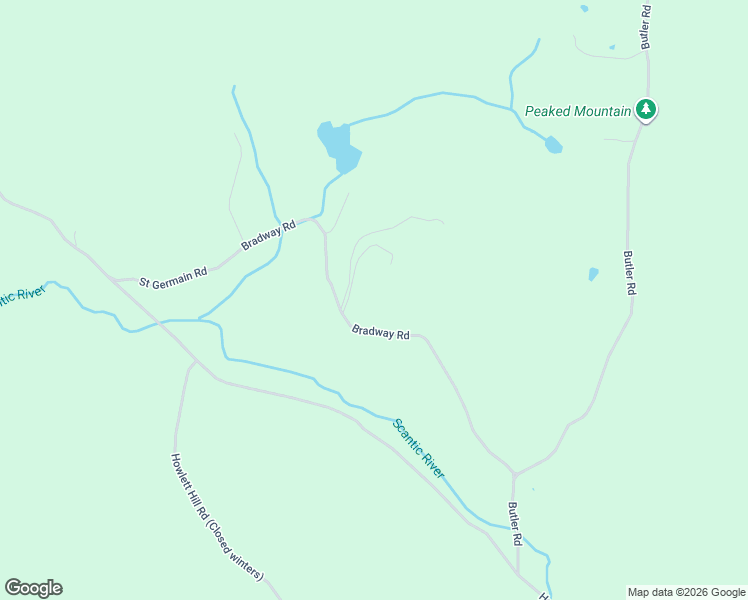 map of restaurants, bars, coffee shops, grocery stores, and more near 57 Bradway Road in Monson