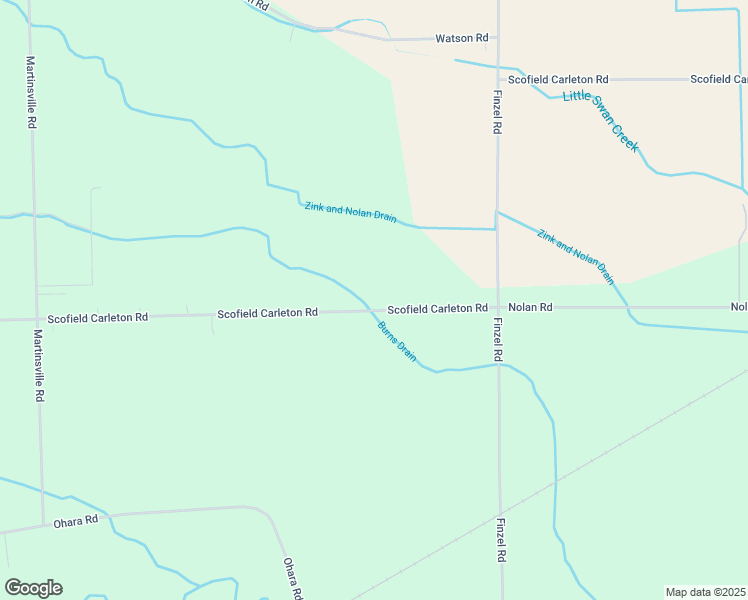map of restaurants, bars, coffee shops, grocery stores, and more near 4488 Scofield Carleton Road in Carleton