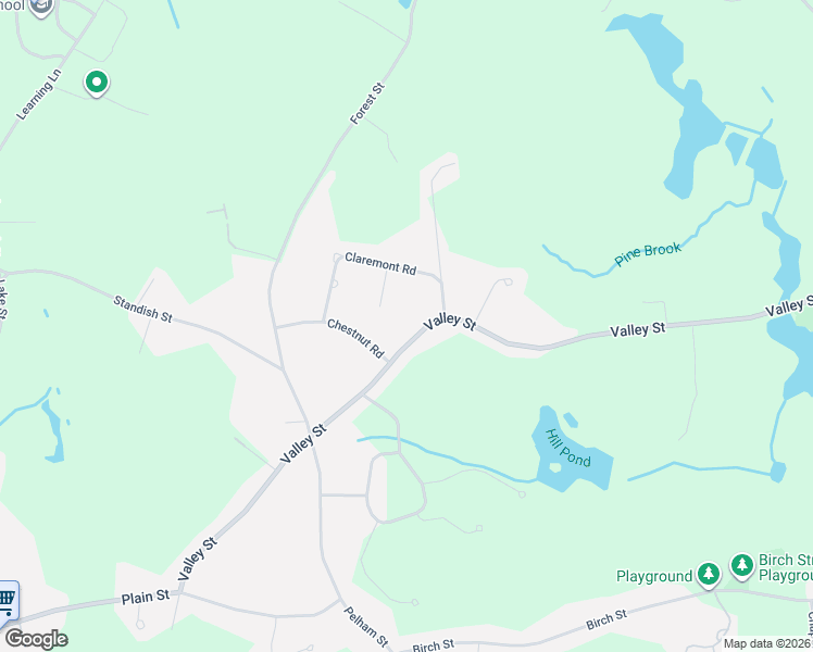 map of restaurants, bars, coffee shops, grocery stores, and more near 158 Valley Street in Pembroke