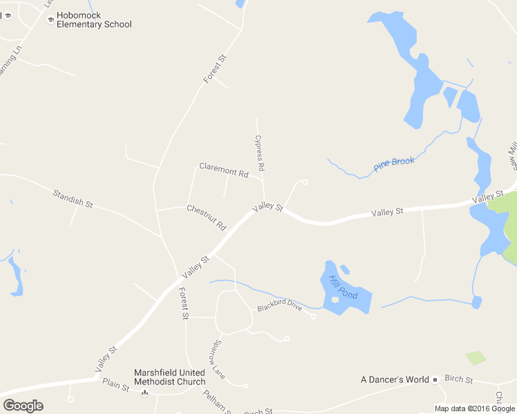 map of restaurants, bars, coffee shops, grocery stores, and more near 158 Valley Street in Pembroke