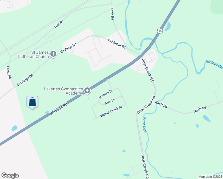 map of restaurants, bars, coffee shops, grocery stores, and more near 6762 Haskell Dr in Fairview