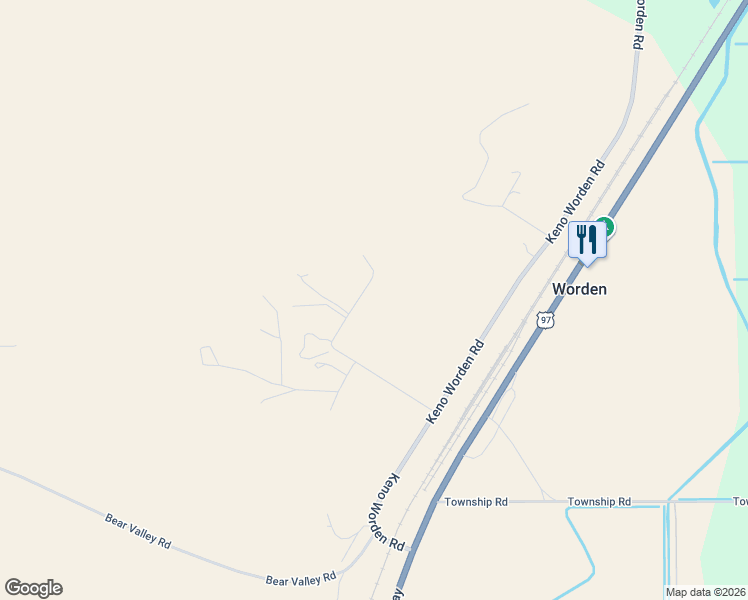 map of restaurants, bars, coffee shops, grocery stores, and more near 20037 Lefever Street in Klamath Falls