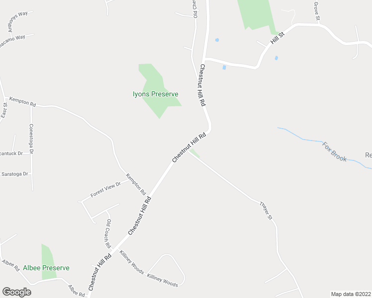 map of restaurants, bars, coffee shops, grocery stores, and more near 399 Thayer Street in Millville