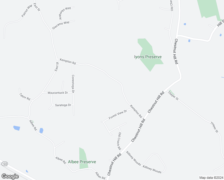 map of restaurants, bars, coffee shops, grocery stores, and more near 57 Kempton Road in Millville