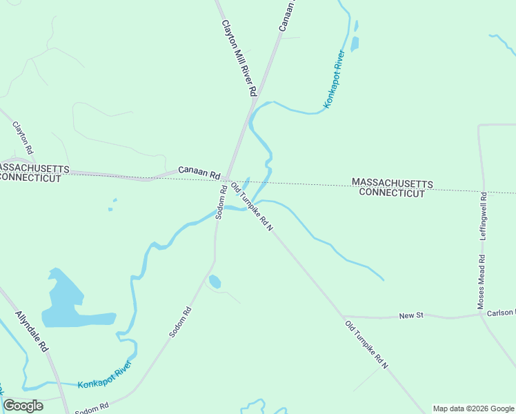 map of restaurants, bars, coffee shops, grocery stores, and more near 54 Sodom Road in Canaan