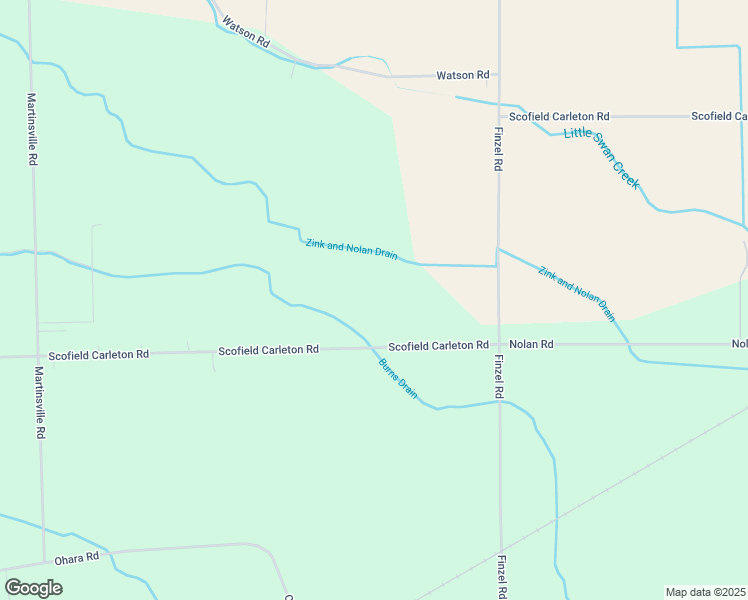 map of restaurants, bars, coffee shops, grocery stores, and more near 4488 Scofield Carleton Road in Carleton
