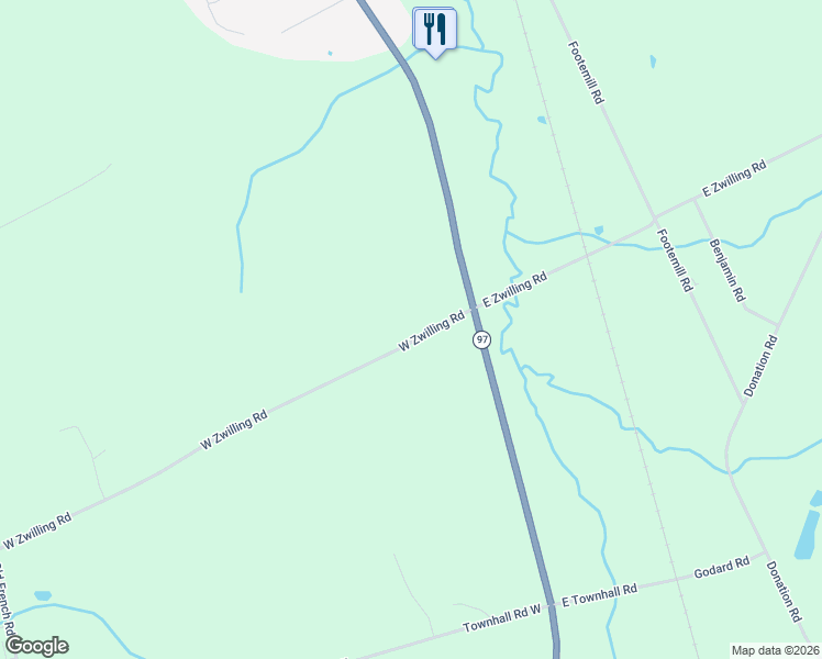 map of restaurants, bars, coffee shops, grocery stores, and more near 132-160 West Zwilling Road in Erie