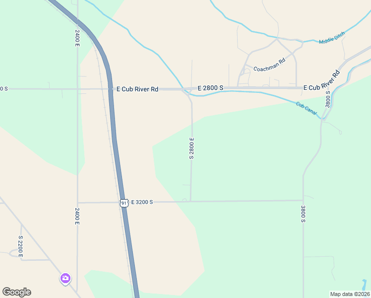 map of restaurants, bars, coffee shops, grocery stores, and more near 3018 South 2800 East in Franklin