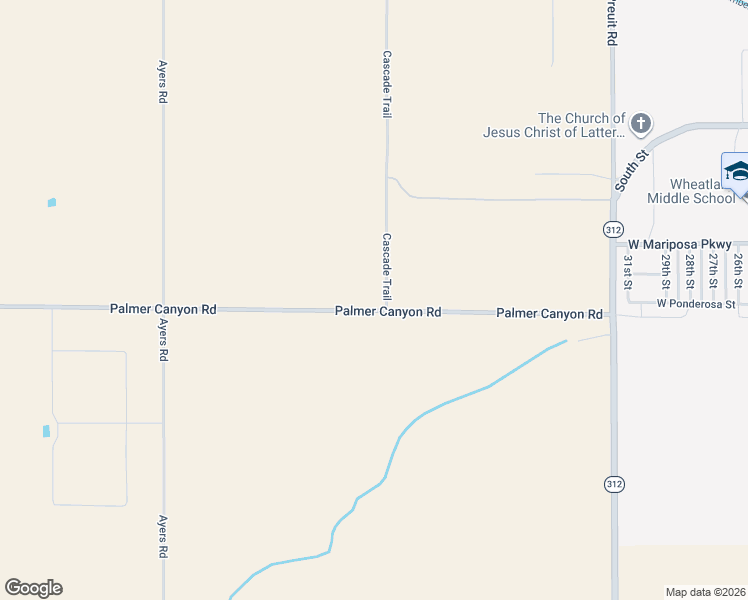 map of restaurants, bars, coffee shops, grocery stores, and more near 21 Cascade Trail in Wheatland