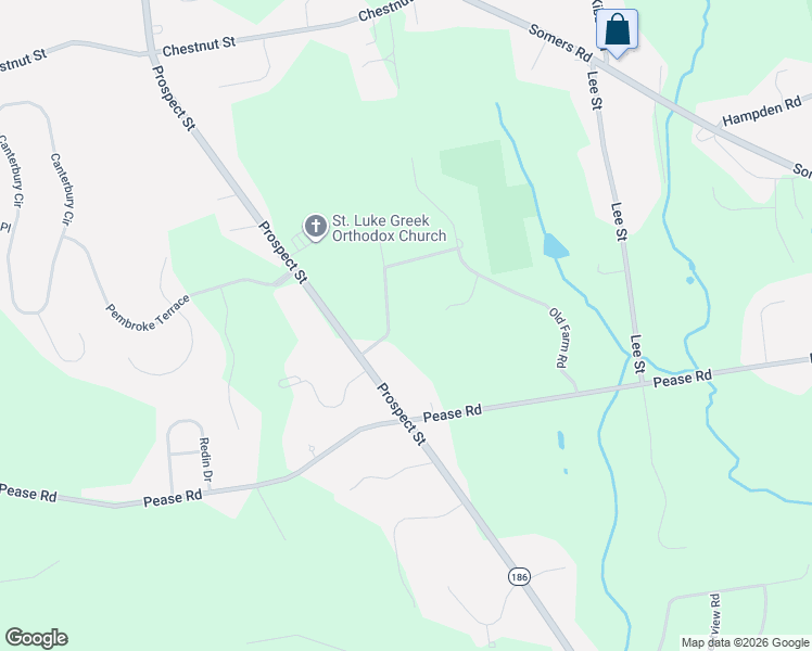 map of restaurants, bars, coffee shops, grocery stores, and more near 23 Prospect Hills Drive in East Longmeadow